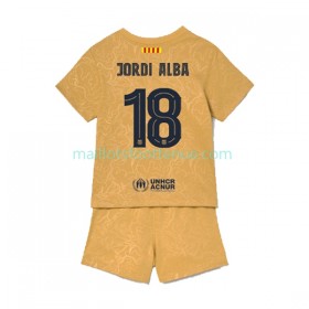 Maillot/Tenue FC Barcelone Jordi Alba 18 Enfant Exterieur 2022/2023